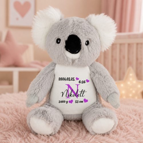 Plüss-koala-Személyre-szabott-baba-ajándék