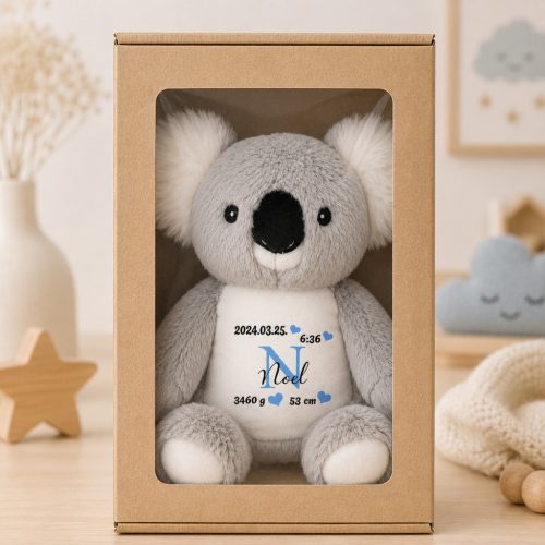 Plüss-koala-Személyre-szabott-baba-ajándék